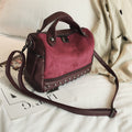 Personalized Rivet Messenger Bag Boston Bag